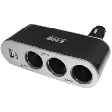 Spliter bricheta X3, cu incarcator USB, 5V, 500mA - 109624