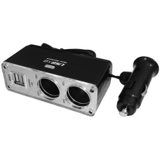 Spliter bricheta X2, cu incarcator USB, 5V, 500mA - 109626