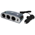 Spliter bricheta X3, cu incarcator USB, 5V, 500mA - 109630