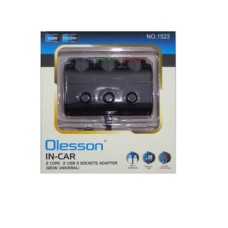 Spliter bricheta X3, cu incarcator USB, 5V, 3,1A - 109635