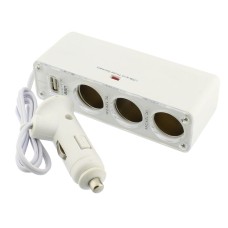 Spliter bricheta X3, cu incarcator USB, 5V, 500mA - 116446