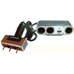Spliter bricheta X3, cu incarcator USB, 5V - 116447
