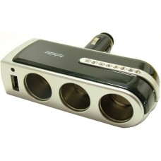 Spliter bricheta X3, cu incarcator USB, 5V - 116449