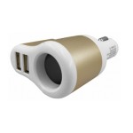 Spliter bricheta X2, 12-24V, cu incarcator USB, 5V, 3,1A - 177190