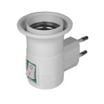 Dulie cu stecker si intrerupator, E27, 230115 Dulie cu stecker si intrerupator, E27, 230115