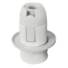 Dulie E14, plastic, alb, 43x55 mm, cu inel de prindere, 524293 Dulie E14, plastic, alb, 43x55 mm, cu inel de prindere, 524293