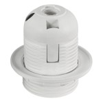 Dulie E27, plastic, alb, 57x59 mm, cu inel de prindere, 524295 Dulie E27, plastic, alb, 57x59 mm, cu inel de prindere, 524295