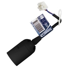 Dulie E27, plastic, negru, cu cablu, Commel, 524343 Dulie E27, plastic, negru, cu cablu, Commel, 524343