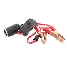 Mufa bricheta auto, cu clesti si intrerupator, cablu 0.5m, 196666