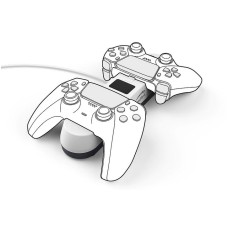 Stand incarcare dual, pentru controller consola PlayStation 5, Speedlink, SL-460001-WE, 336823 Stand incarcare dual, pentru controller consola PlayStation 5, Speedlink, SL-460001-WE, 336823