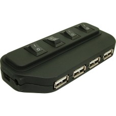 HUB USB cu intrerupator, 4 porturi - 114228