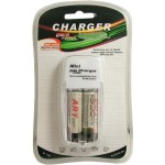 Incarcator acumulatori R3, R6, 6F22, 2 acumulatoare incluse - 111099 Incarcator acumulatori R3, R6, 6F22, 2 acumulatoare incluse - 111099