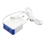 Incarcator USB, 2 iesiri, plus micro USB, 3,1A, 196737 Incarcator USB, 2 iesiri, plus micro USB, 3,1A, 196737