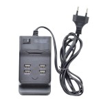 Incarcator retea, 220V, 4xUSB 5V, 6A, negru, 196821 Incarcator retea, 220V, 4xUSB 5V, 6A, negru, 196821