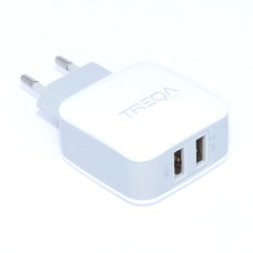 Incarcator retea, 220V, 2xUSB 5V, 2.4A, alb, 196823 Incarcator retea, 220V, 2xUSB 5V, 2.4A, alb, 196823