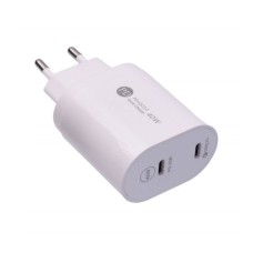 Incarcator rapid, 2xPD Type C, 40W, alb, 196842
