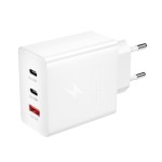 Incarcator rapid, 2xPD Type C, USB 2.0, 65W, alb, 196843 Incarcator rapid, 2xPD Type C, USB 2.0, 65W, alb, 196843