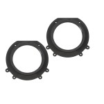 Set 2 distantiere pentru difuzoare auto, 165mm, MDF, Citroën, Fiat, Peugeot - DMFIAT04