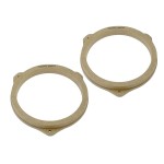 Set 2 distantiere pentru difuzoare auto, 165mm, MDF, Toyota - 