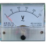 Voltmetru analogic de panou, 5V, curent alternativ - 111508