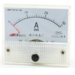 Ampermetru analogic de panou, 30A DC - 111464