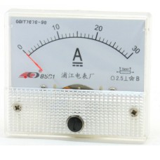 Ampermetru analogic de panou, 30A DC - 111464