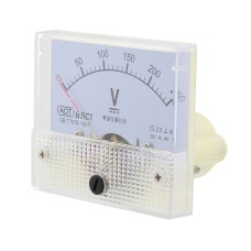 Voltmetru analogic de panou, 250V, curent continuu - 111520