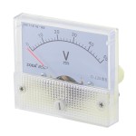 Voltmetru analogic de panou, 50V, curent continuu - 178215