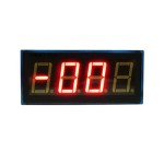 Ampermetru digital de panou, cu led-uri, 4 digiti, 0...2A, DC - 111404