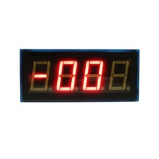 Ampermetru digital de panou, cu led-uri, 4 digiti, 0...2A, DC - 111404