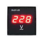 Voltmetru digital, cu led, 80…300V AC, DL91-20 - 111407