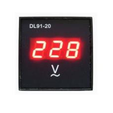 Voltmetru digital, cu led, 80…300V AC, DL91-20 - 111407