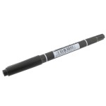 Carioca cu doua varfuri, 2mm, 0,7mm, negru - 113433