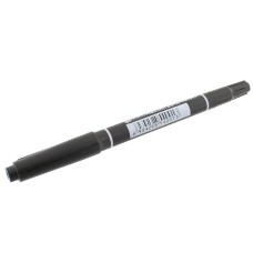 Carioca cu doua varfuri, 2mm, 0,7mm, negru - 113433