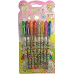 Set pixuri cu gel, 8 culori - 117742 Set pixuri cu gel, 8 culori - 117742
