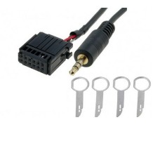 Cablu AUX quadlock, Ford Mondeo, Focus, Fiesta, cu chei demontare, 199040 Cablu AUX quadlock, Ford Mondeo, Focus, Fiesta, cu chei demontare, 199040