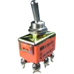 Comutator dublu, ON-ON, 15A, 250V, 58x33x19mm - 125581