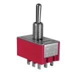 Comutator triplu, ON-OFF-ON, 2A, 250V, 34x18x13mm, 169011 Comutator triplu, ON-OFF-ON, 2A, 250V, 34x18x13mm, 169011