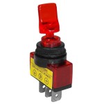 Intrerupator 2 pozitii, cu bec, ON-OFF, 6A, 12V, 26x18x53mm, rosu, 169115 Intrerupator 2 pozitii, cu bec, ON-OFF, 6A, 12V, 26x18x53mm, rosu, 169115