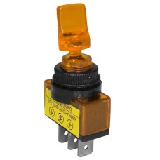 Intrerupator 2 pozitii, cu bec, ON-OFF, 6A, 12V, 26x18x53mm, portocaliu, 169117 Intrerupator 2 pozitii, cu bec, ON-OFF, 6A, 12V, 26x18x53mm, portocaliu, 169117