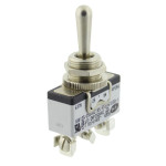 Intrerupator basculant, 3 pozitii, mod comutare (ON)-OFF-(ON), SP3T, APEM, 637H, T212270
