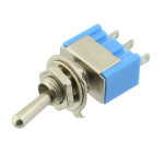 Intrerupator basculant, 3 pozitii, mod comutare ON-OFF-ON, T212510 Intrerupator basculant, 3 pozitii, mod comutare ON-OFF-ON, T212510