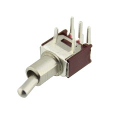 Intrerupator basculant, 3 pozitii, mod comutare ON-OFF-ON, SP3T, TSSM1032C3, T212563 Intrerupator basculant, 3 pozitii, mod comutare ON-OFF-ON, SP3T, TSSM1032C3, T212563