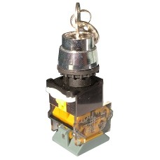 Comutator cu cheie, ON-ON, 10A, 400V - 125068 Comutator cu cheie, ON-ON, 10A, 400V - 125068