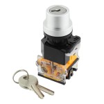 Comutator cu cheie, ON-OFF, 10A, 400V, 262204 Comutator cu cheie, ON-OFF, 10A, 400V, 262204