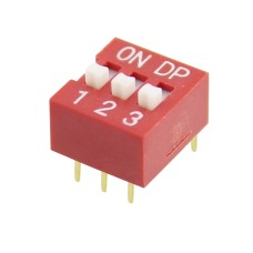 Intrerupator DIP, 3 sectiuni - 125701