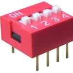 Intrerupator DIP, 4 sectiuni - 125702 Intrerupator DIP, 4 sectiuni - 125702