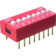 Intrerupator DIP, 8 sectiuni - 125706