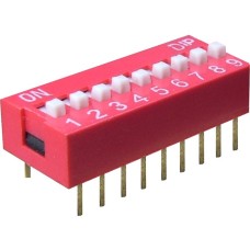 Intrerupator DIP, 9 sectiuni - 125707