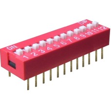 Intrerupator DIP, 12 sectiuni - 125709